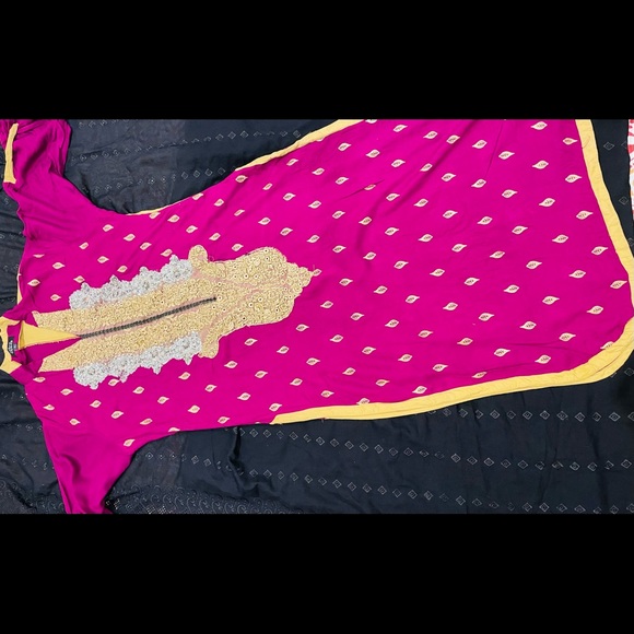 Zahra ahmad Pakistani designer long winter dress kurta large - Picture 1 of 12